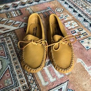 Minnetonka Double Deerskin Moccasin Slippers